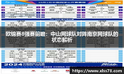 欧锦赛8强赛前瞻：中山网球队对阵南京网球队的状态解析