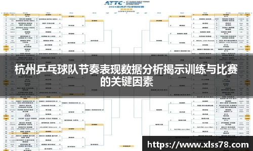 杭州乒乓球队节奏表现数据分析揭示训练与比赛的关键因素